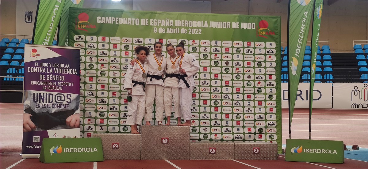 3 MEDALLAS para Navarra en la Final del Campeonato de España de Judo Junior. Madrid 09-04-22